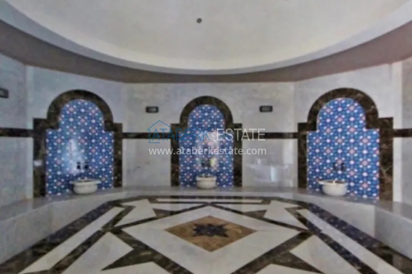 Квартира в Махмутларе двухкомнатная с мебелью, вид на горы  18 