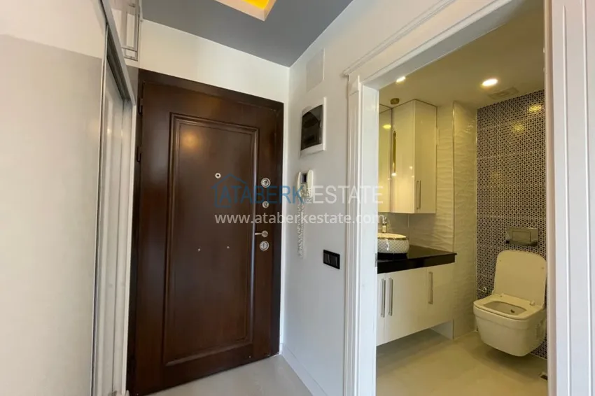 Приобрести Садовый дуплекс в районе Конаклы Алания в элитной резиденции 1 