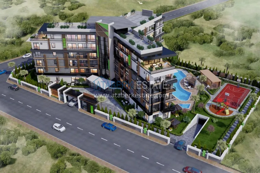Новый проект шикарного жилого комплекса в Анталии от крупного застройщика  1 