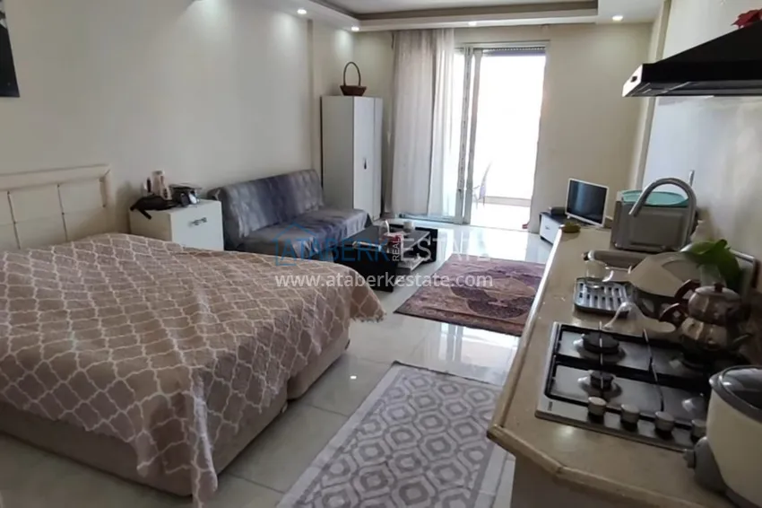 Приобрести Студия в Махмутларе - мебель, вид на море, на первой береговой 1 