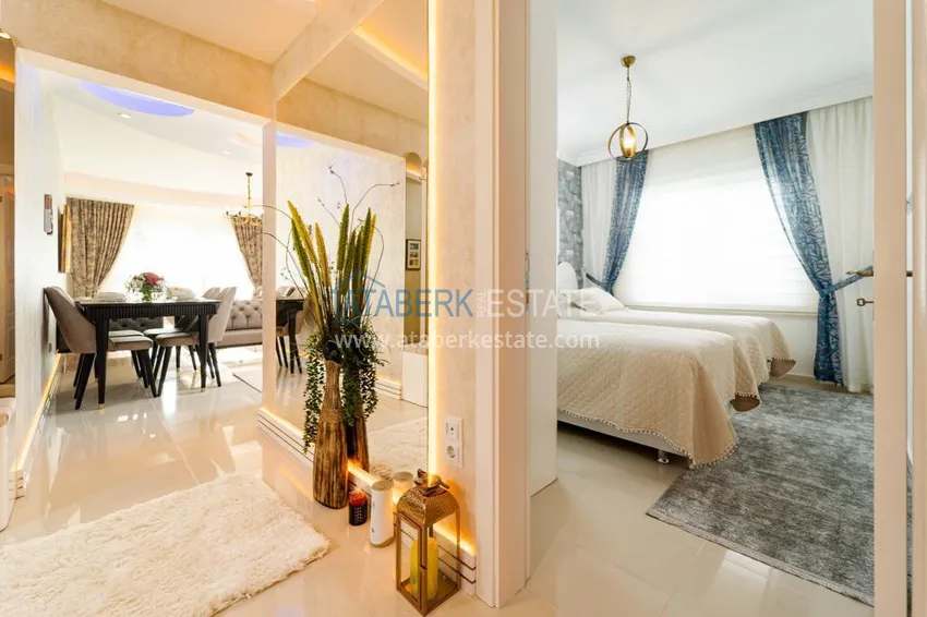 Приобрести Квартира в Махмутларе с мебелью в комплексе класса-люкс 1 