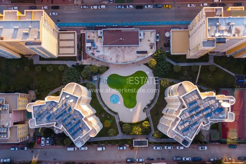 Аренда квартиры в Махмутларе – Алания, двухкомнатная с видом на море  4 