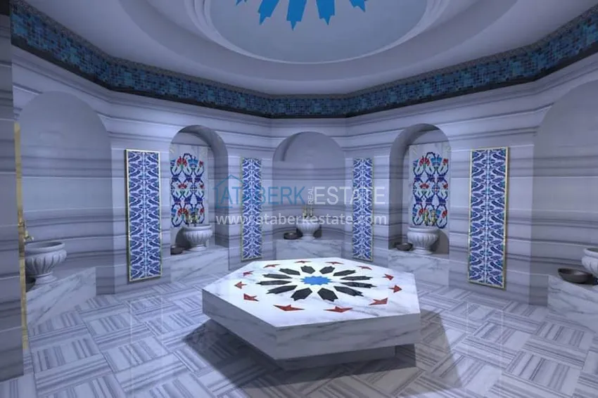 Квартира в Махмутларе с мебелью в комфортабельном комплекс  24 