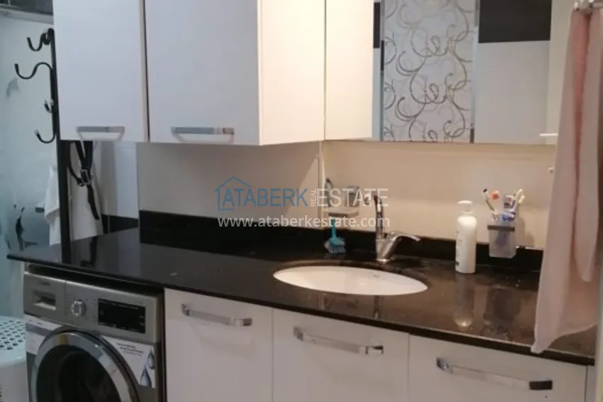 Приобрести Квартира в Алании меблированная с отдельной кухней и видом на историческую крепость  27 