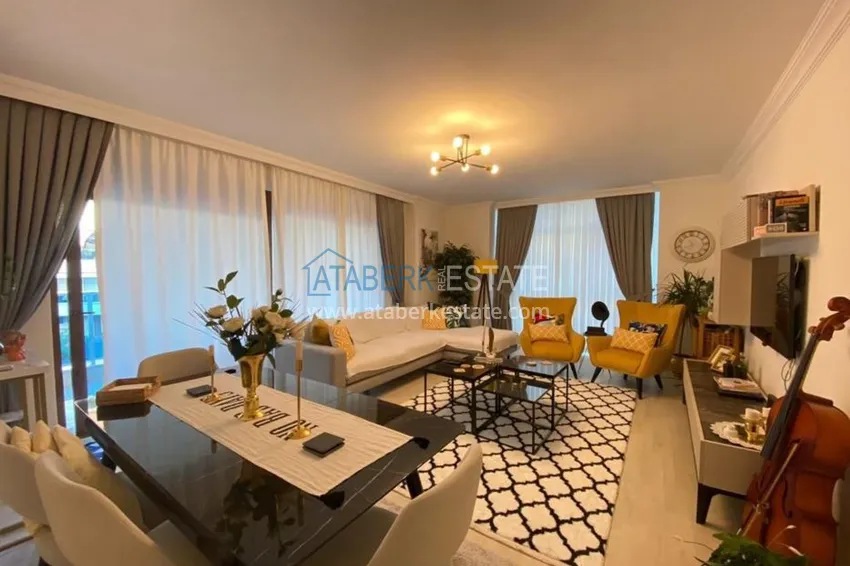 Приобрести Квартира в районе Оба меблированная с отдельной кухней в престижном комплексе 2 