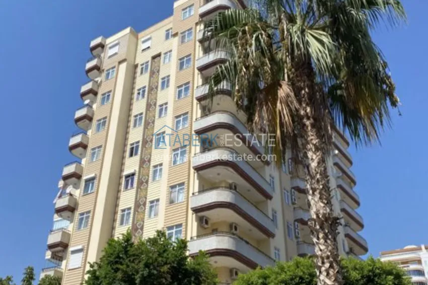 Большая квартира в Махмутларе с мебелью, частичным видом на море  4 