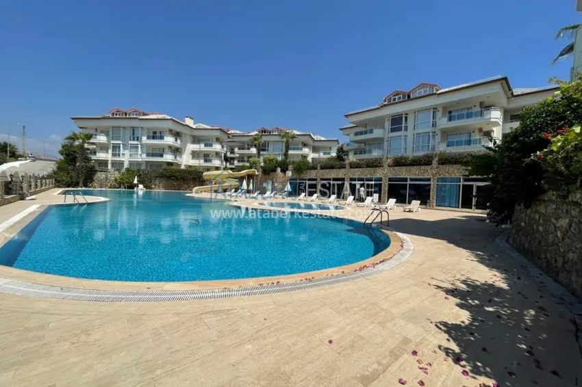 Садовый дуплекс в районе Конаклы Алания в элитной резиденции 2 