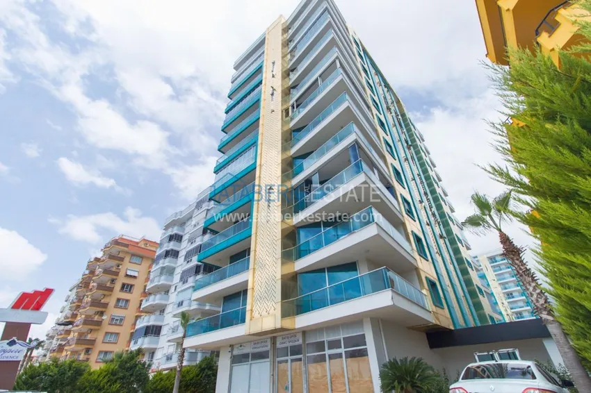 Студия в Махмутларе - мебель, вид на море, на первой береговой 3 