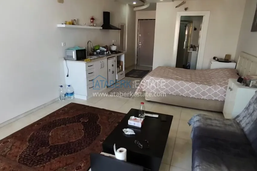 Приобрести Студия в Махмутларе - мебель, вид на море, на первой береговой 2 