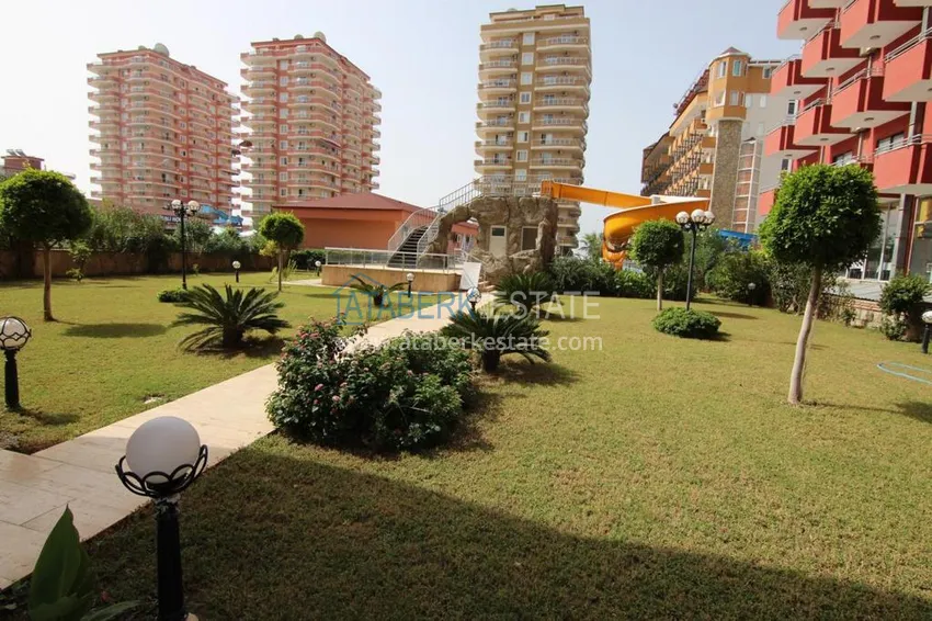 Квартира в Махмутларе на первой береговой в комплексе с большой ухоженной территорией  3 