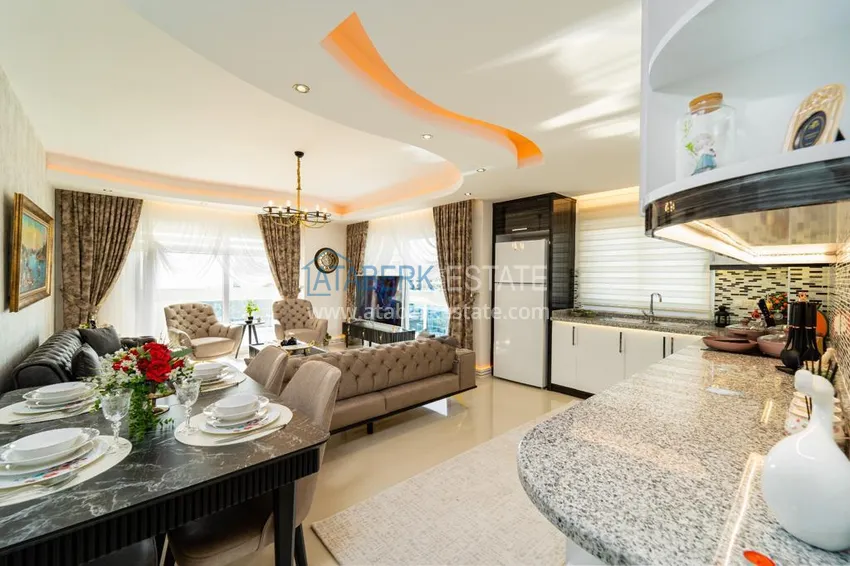 Приобрести Квартира в Махмутларе с мебелью в комплексе класса-люкс 2 