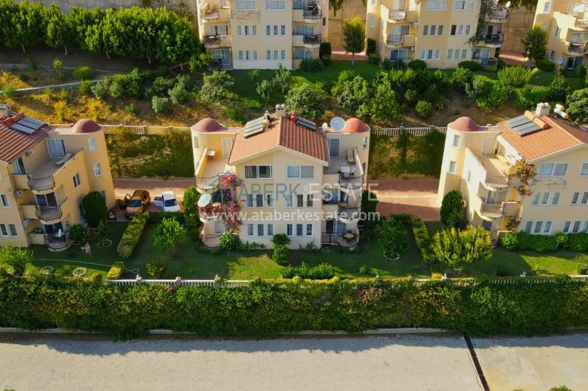 Квартира в Махмутларе меблированная 3 спальни открытый панорамный вид  2 