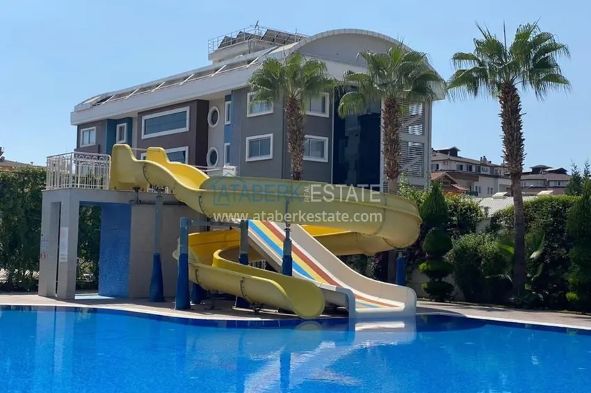 Квартира в районе Оба меблированная с отдельной кухней в престижном комплексе 3 