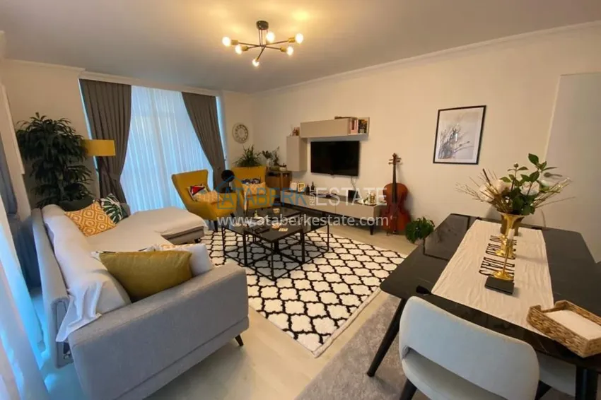 Приобрести Квартира в районе Оба меблированная с отдельной кухней в престижном комплексе 3 