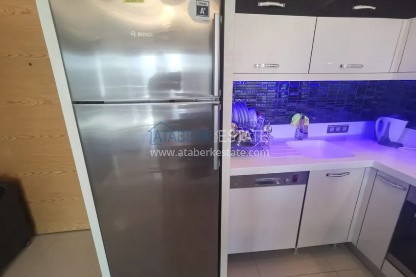 Приобрести Аренда квартиры в Алании, Махмутлар в престижном комплексе с частным пляжем А156  4 