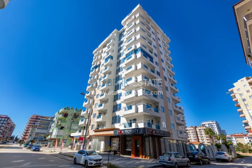 Квартира в Махмутларе с чистовой отделкой, 2 спальни, отдельная кухня  3 