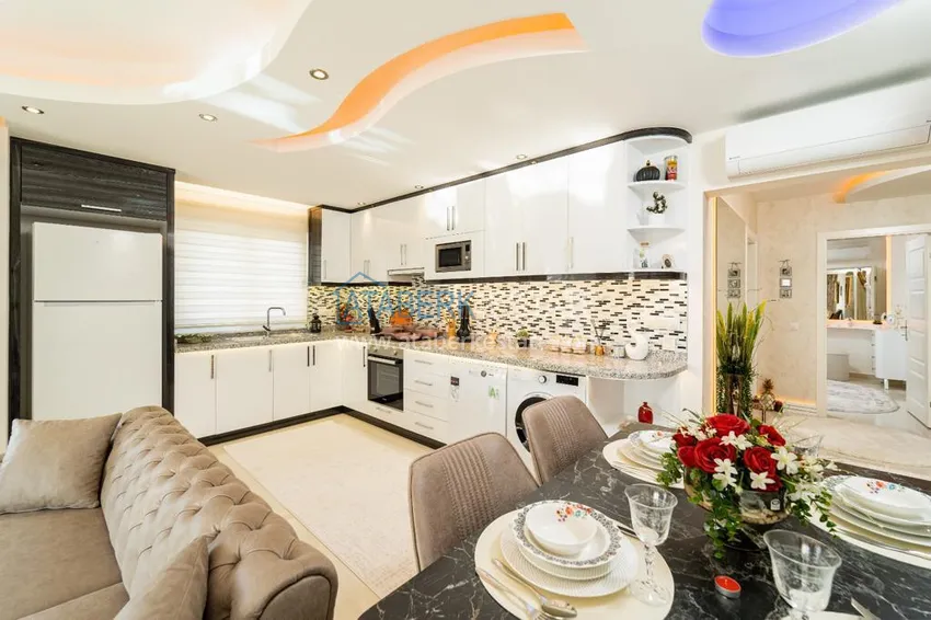 Приобрести Квартира в Махмутларе с мебелью в комплексе класса-люкс 3 