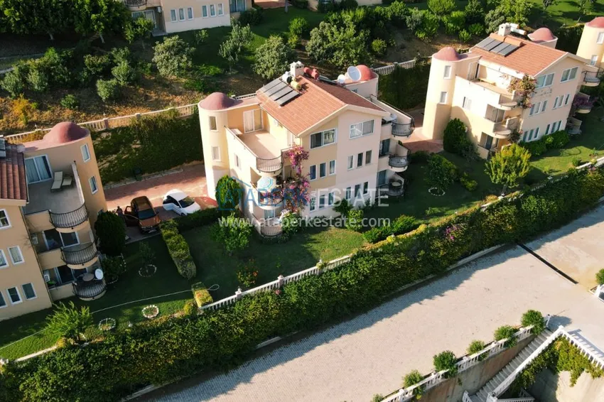 Квартира в Махмутларе меблированная 3 спальни открытый панорамный вид  3 