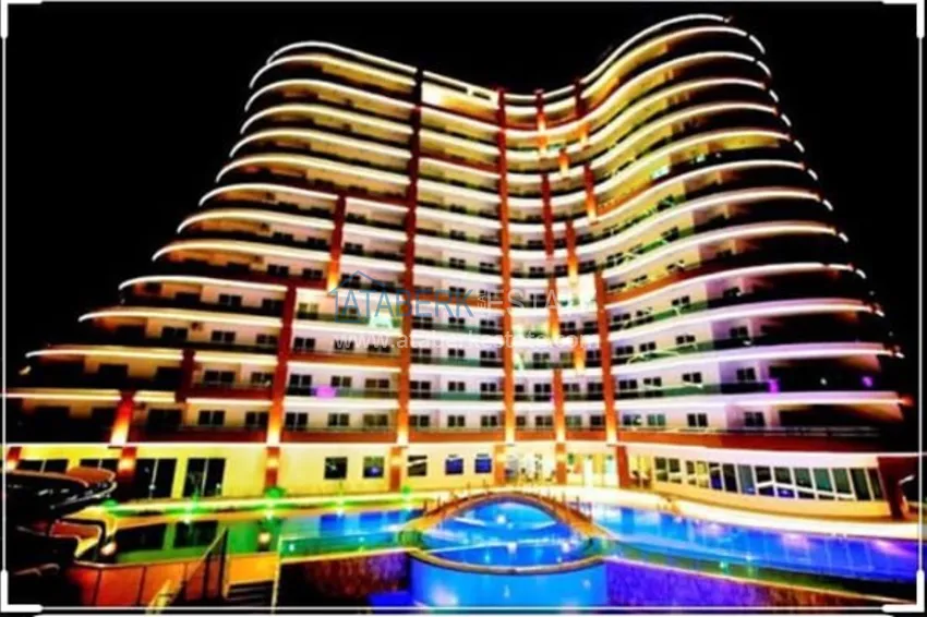 Квартира в Махмутларе двухкомнатная с мебелью, вид на горы  5 