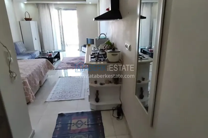 Приобрести Студия в Махмутларе - мебель, вид на море, на первой береговой 4 