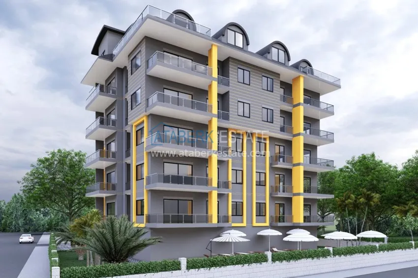 Новый проект жилого комплекса в Авсалларе с великолепным видом на горы 4 