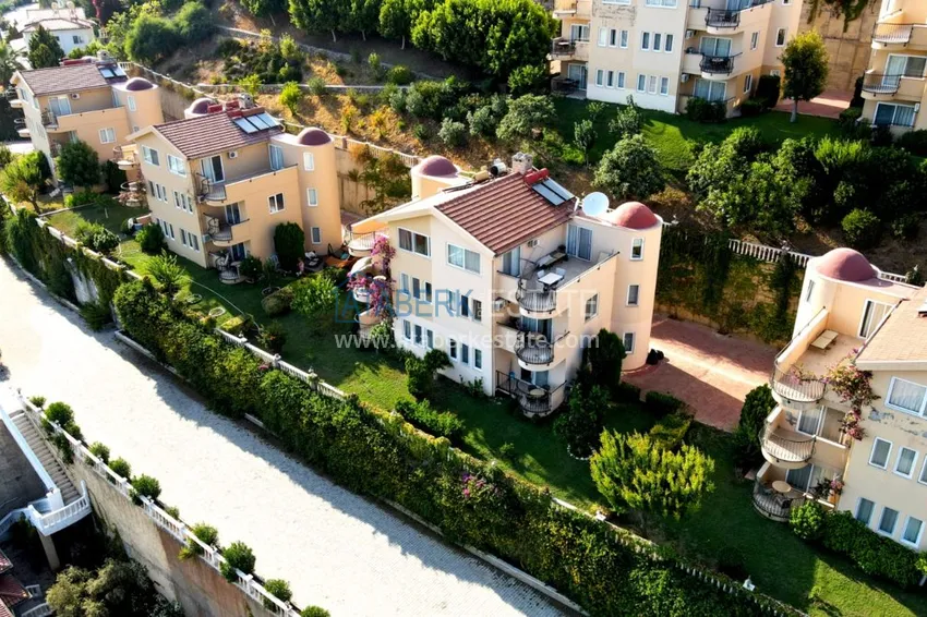 Квартира в Махмутларе меблированная 3 спальни открытый панорамный вид  4 