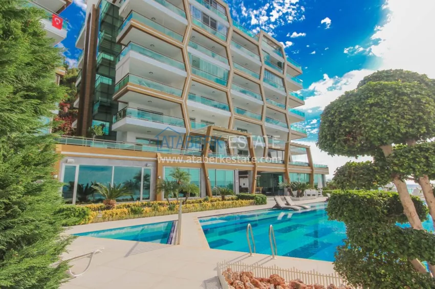 Квартира в Каргыджаке меблированная с открытым панорамным видом на море 7 