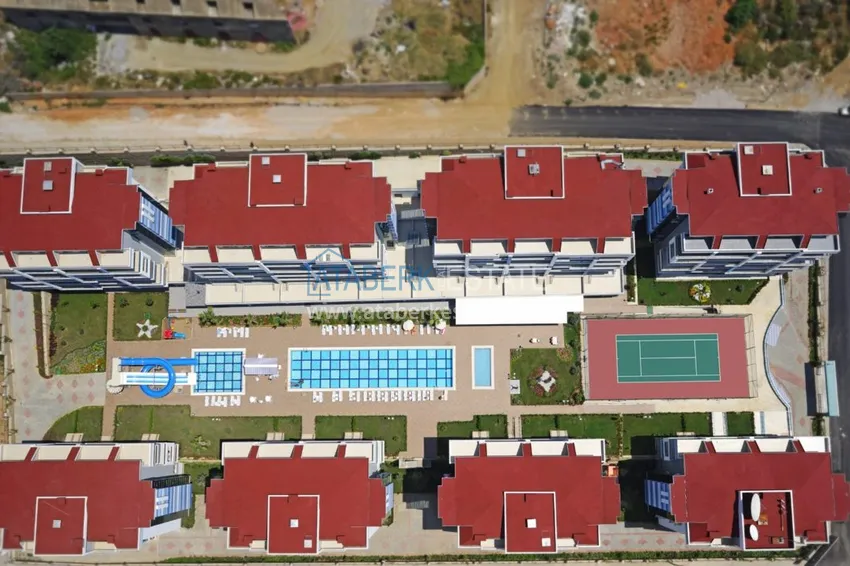 Квартира в Кестеле трехкомнатная с видом на море в элитном комплексе  5 