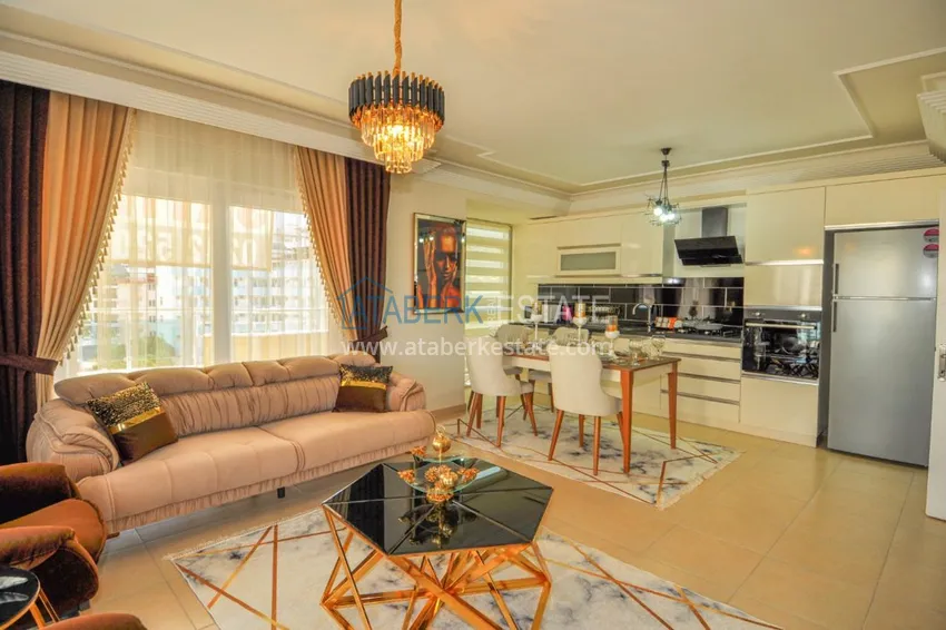 Приобрести Квартира в Махмутларе – трехкомнатная с современным интерьером и видом на море 5 