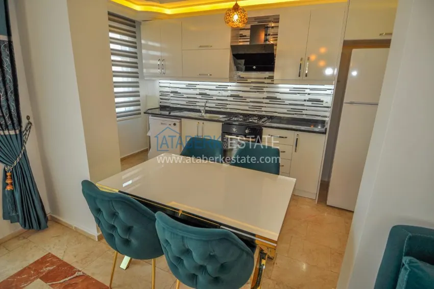 Приобрести Большая квартира в Махмутларе с мебелью, частичным видом на море  6 