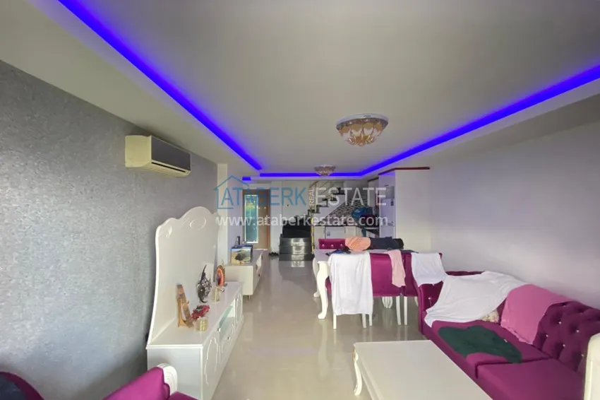 Приобрести Пентхаус в Каргыджаке с мебелью, видом на море и горы в жилом комплексе 6 