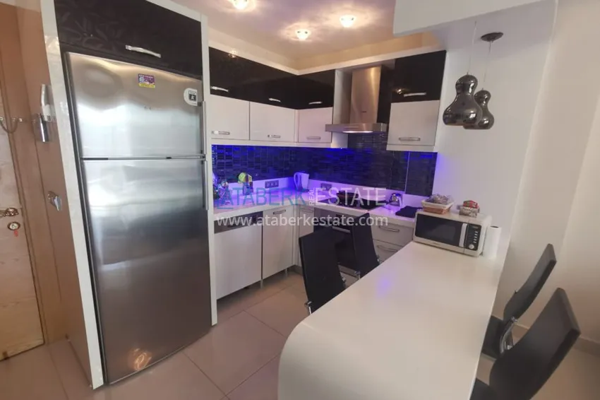 Приобрести Аренда квартиры в Алании, Махмутлар в престижном комплексе с частным пляжем А156  6 