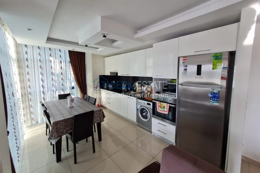 Приобрести Квартира в районе Джикджилли меблированная с видом на море в комплексе класса люкс 6 