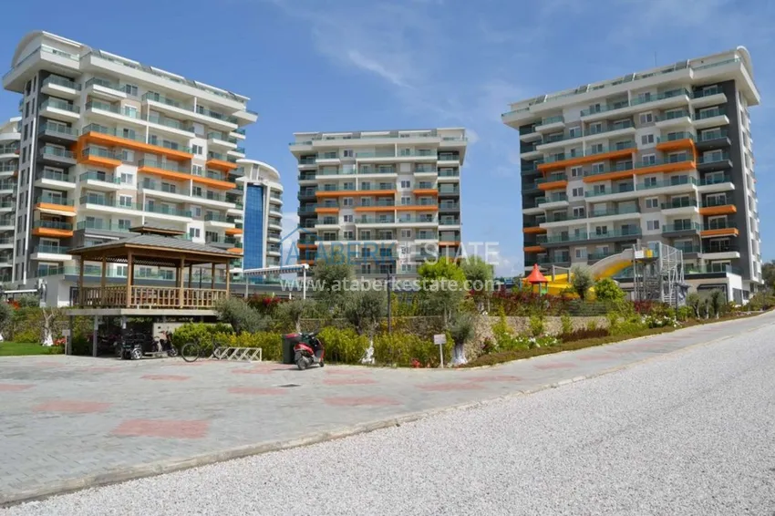 Квартира в Авсалларе просторная, двухкомнатная с чистовой отделкой  6 