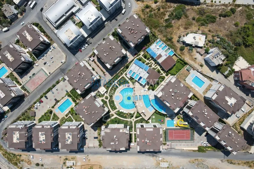 Квартира в Оба меблированная с красивым открытым видом на горы и море 8 