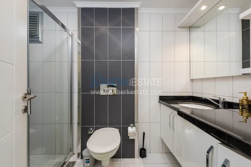 Аренда квартиры в Махмутларе – Алания, двухкомнатная с видом на море  10 