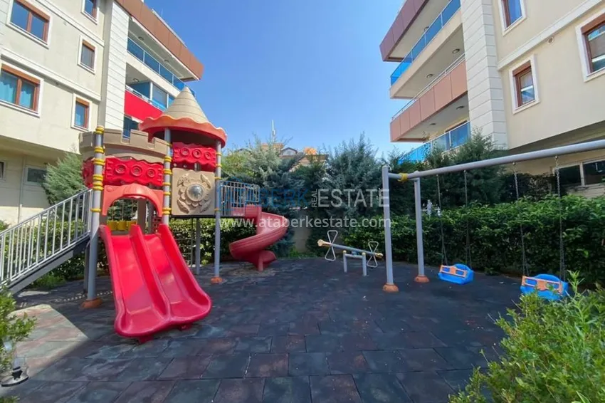 Квартира в районе Оба меблированная с отдельной кухней в престижном комплексе 6 