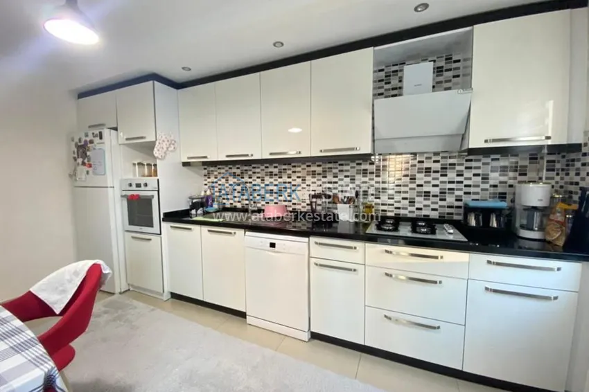 Приобрести Квартира в районе Оба меблированная с отдельной кухней в престижном комплексе 6 