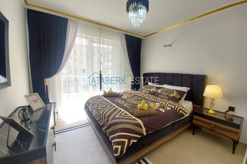 Приобрести Квартира в Махмутларе с мебелью в комплексе на центральной улице 6 