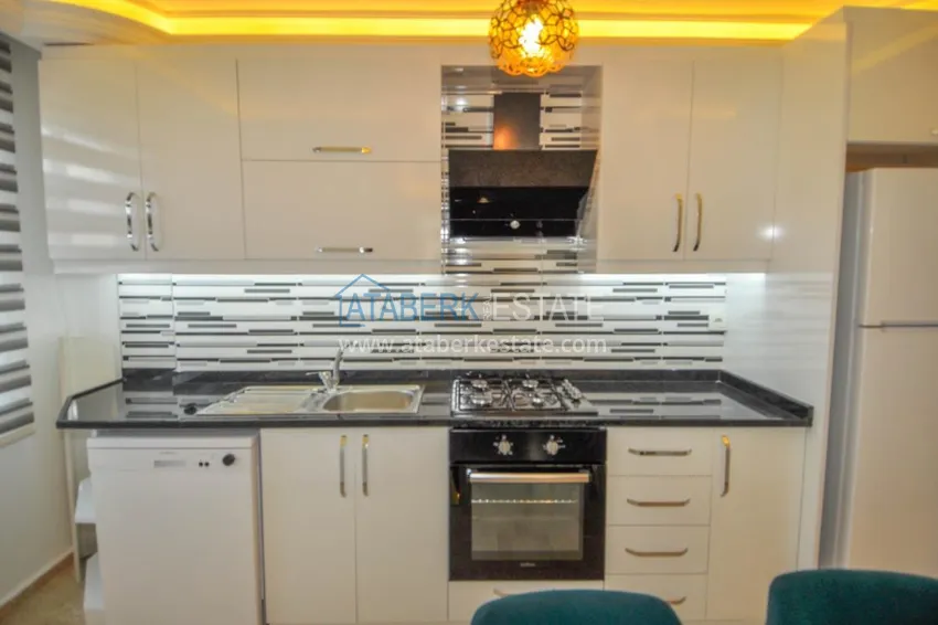 Приобрести Большая квартира в Махмутларе с мебелью, частичным видом на море  7 