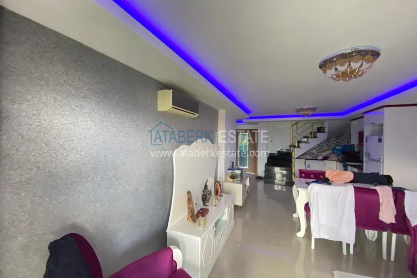 Приобрести Пентхаус в Каргыджаке с мебелью, видом на море и горы в жилом комплексе 7 