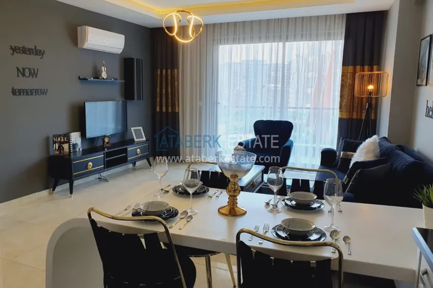 Приобрести Квартира в Махмутларе с мебелью в комфортабельном комплекс  7 