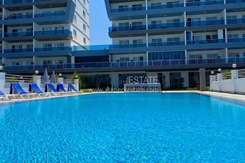 Квартира в Махмутларе с новой мебелью в молодом комфортабельном комплексе 6 