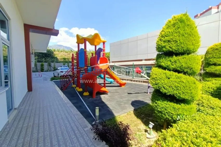 Квартира в Махмутларе двухкомнатная с мебелью, вид на горы  6 