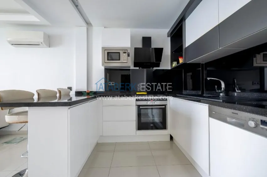 Приобрести Квартира в Каргыджаке меблированная с открытым панорамным видом на море 6 