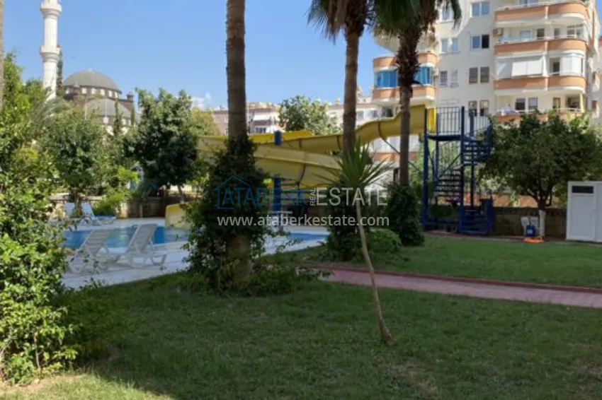 Большая квартира в Махмутларе с мебелью, частичным видом на море  9 