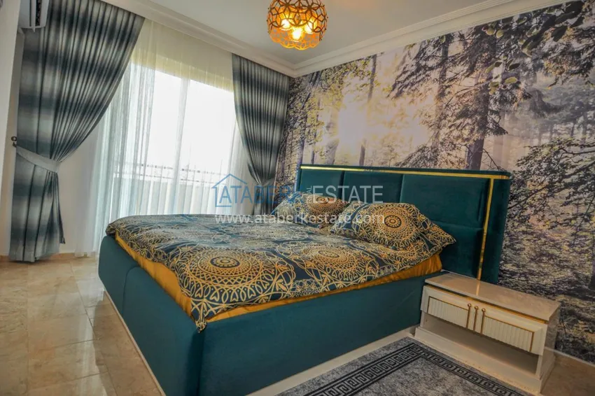 Приобрести Большая квартира в Махмутларе с мебелью, частичным видом на море  8 