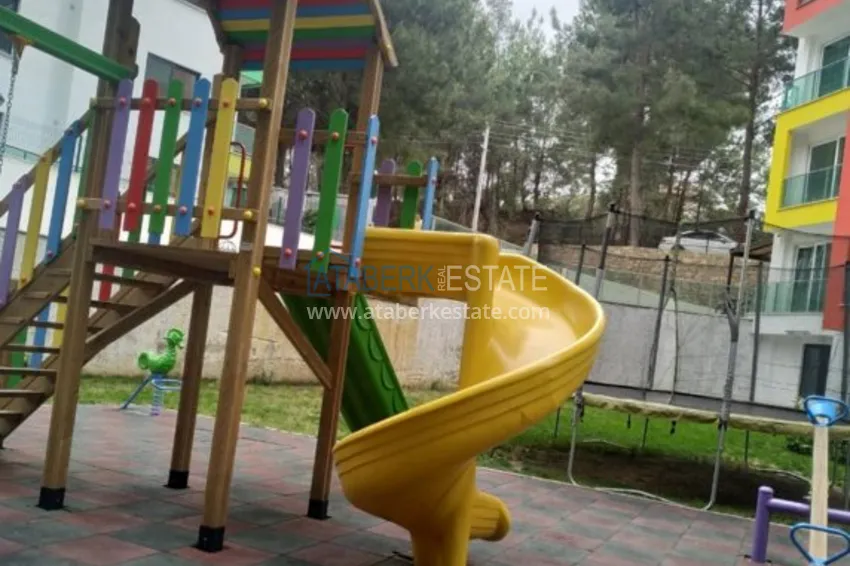 Квартира в Авсалларе двухкомнатная с мебелью  8 