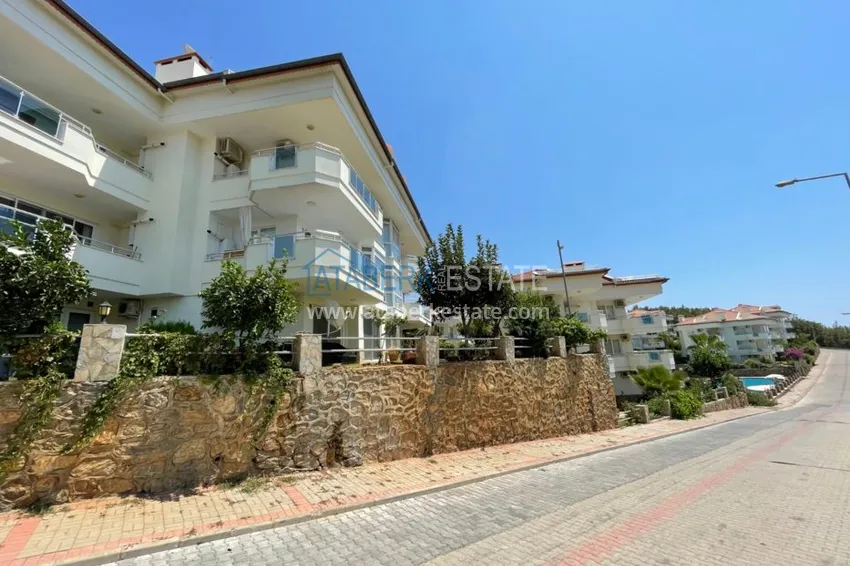 Садовый дуплекс в районе Конаклы Алания в элитной резиденции 8 