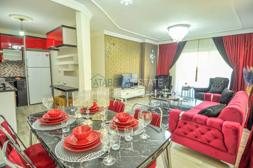 Приобрести Квартира в Махмутларе с мебелью, застекленным балконом  10 